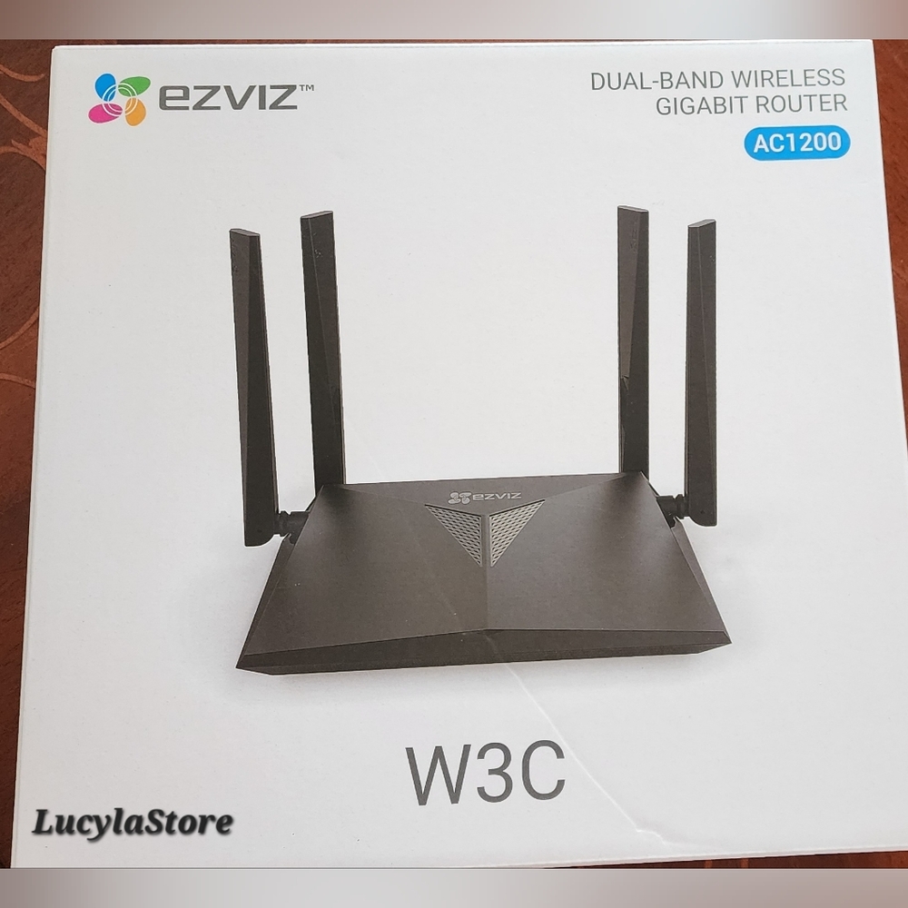 Ezviz dual band wireless Gigabit Router AC1200 W3C Once Key Access